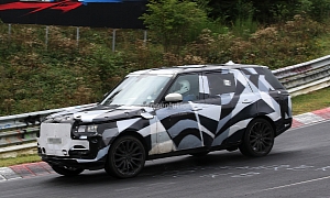 Spyshots: 2014 Range Rover Long-Wheelbase Spotted Testing