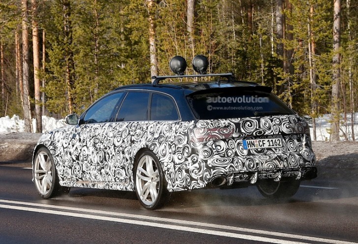 2015 Audi RS6 facelift spyshots