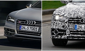 Spyshots: 2015 Audi S7 Facelift Has a New Grille and Headlights