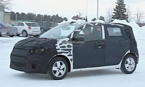 Spyshots: 2015 Chevrolet Spark Caught Winter Testing