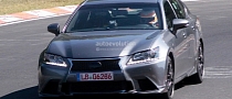 Spyshots: 2015 Lexus GS F Tested on Track