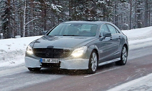 Spyshots: 2015 Mercedes CLS Facelift with AMG Sports Package