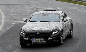 Spyshots: 2015 Mercedes S-Class Coupe Nurburgring Testing