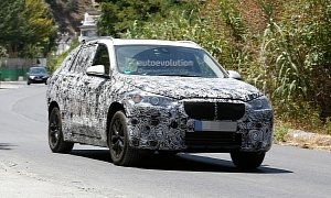 Spyshots: 2016 BMW F48 X1 7-Seater Spied with Plug-in Hybrid Engine