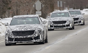 Spyshots: 2016 Cadillac CTS-V Benchmarked Against BMW M5