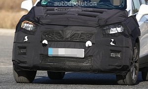 Spyshots: 2016 Opel Mokka Facelift Gets Astra K LED Headlights