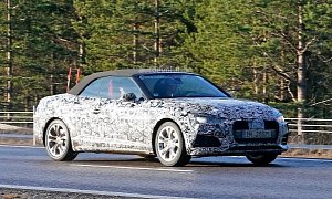 Spyshots: 2017 Audi A5 Cabriolet Spied for the First Time