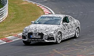 Spyshots: 2017 Audi A5 Coupe Begins Nurburgring Testing