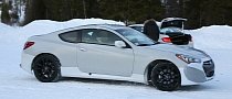 Spyshots: 2017 Hyundai Genesis Coupe Mule Starts Winter Testing, Is Expected to Get V8