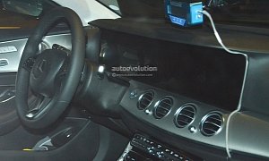 Spyshots: 2017 Mercedes-Benz E-Class Interior Fully Revealed Ahead of Detroit Debut