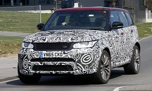 Spyshots: 2017 Range Rover Sport SVR Is Not Revealing Much