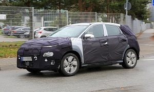 Spyshots: 2018 Hyundai Kona Electric SUV Caught Testing In Germany