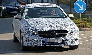 Spyshots: 2018 Mercedes-Benz E-Class Cabriolet Shows Its Grille