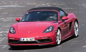 Spyshots: 2018 Porsche 718 Boxster GTS to Beat 997 911 GT3 Nurburgring Time