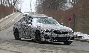 Spyshots: 2019 BMW 3 Series Shows Baby 5 Series Look with Sportier Details