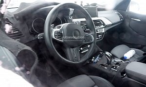 Spyshots: 2019 BMW X3 M Interior Reveals M5 Steering Wheel and Gear Lever