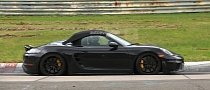 Spyshots: 2019 Porsche 718 Boxster Spyder Hits Nurburgring, GT3 Engine Rumors Up
