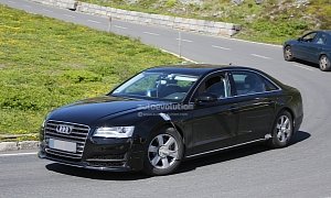 Spyshots: All-New Audi A8 for 2016 Captured in First Photos
