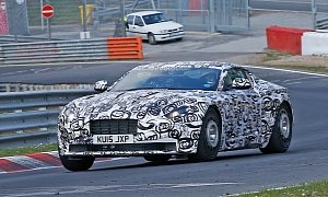 UPDATED: Spyshots: Aston Martin DB11 Prototype Testing at the Nurburgring with Twin-Turbo Engine