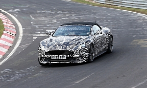 Spyshots: Aston Martin Vanquish Volante at the Nurburgring