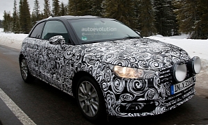 Spyshots: Audi A1 Facelift Might Receive 1.8-liter Engine