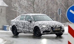 Spyshots: Audi A3 Sedan Winter Testing