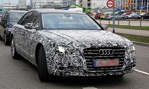 Spyshots: Audi A8 Facelift