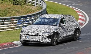 Spyshots: Audi e-tron quattro Electric SUV Does Nurburgring Lap