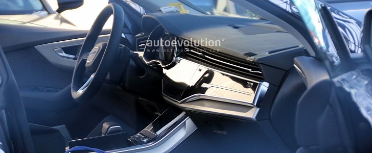 Spyshots: Audi Q8 Production Interior Revealed