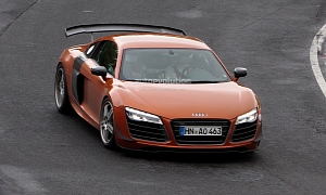 Spyshots: Audi's Road-Legal R8 GT3 Testing with a Facelift