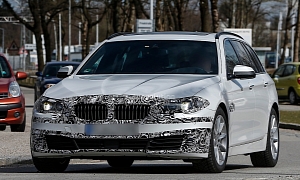 Spyshots: BMW 5 Series Touring LCI Ready to Take on the E-Class