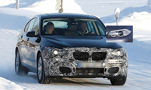 Spyshots: BMW F07 5 Series Gran Turismo LCI Winter Testing