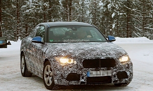 Spyshots: BMW F22 2 Series Coupe Winter Testing