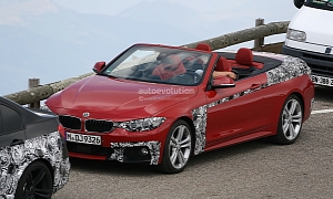 Spyshots: BMW F33 4 Series Convertible With M Sport Package