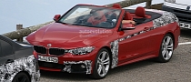 Spyshots: BMW F33 4 Series Convertible With M Sport Package