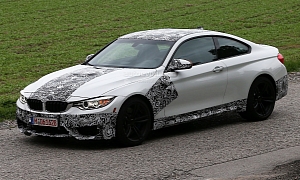 Spyshots: BMW F82 M4 Coupe Strolls Out Almost Camo-Free