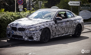 Spyshots: BMW M4 Convertible Caught Testing on Public Roads