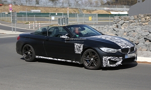Spyshots: BMW M4 Convertible Caught with the Top Down