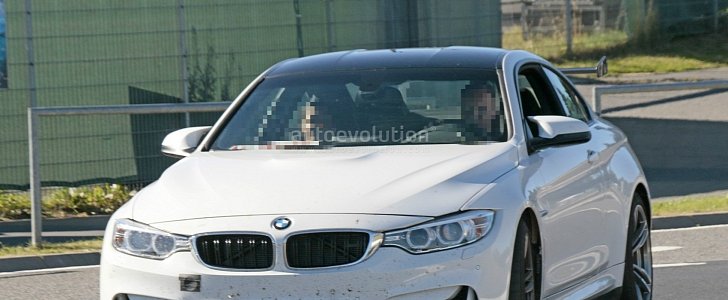 BMW M4 GT4 spy photos