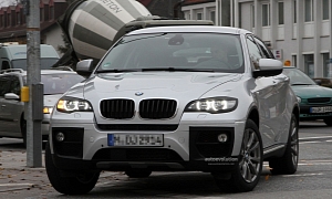 Spyshots: BMW X6 Facelift Loses Some Camo