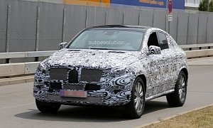 Spyshots: C292 Mercedes-Benz ML Coupe Shows More Details
