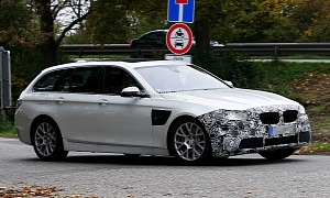 Spyshots: F11 BMW 5-Series Touring Facelift (LCI)