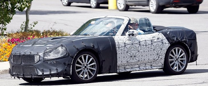 Fiat 124 Spider Testing with Production Body