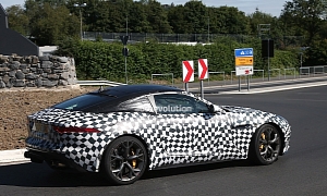 Spyshots: Jaguar F-Type Coupe Getting Ready for 2014 Launch