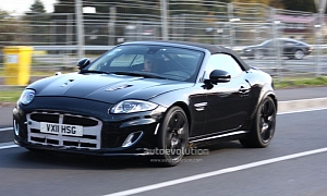 Spyshots: Jaguar XE on the Nurburgring