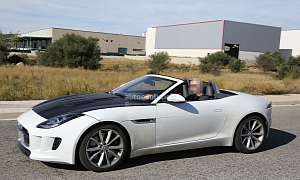 Spyshots: Jaguar Working on 4-Cylinder F-Type