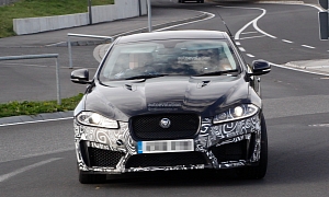 Spyshots: Jaguar XFR-S Gets a Wing