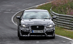Spyshots: Jaguar XFR-S Production Car!