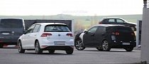 Spyshots: Kia Niro Spied Testing with VW Golf GTE