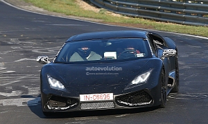Spyshots: Lamborghini Cabrera LP600-4 at Nurburgring